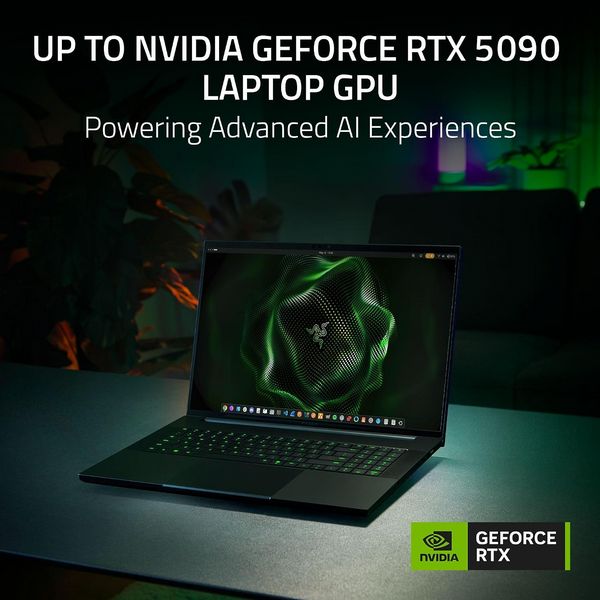 Razer Blade 18 (K12/Uhd+ 240Hz | Fhd+ 440Hz/Core Ultra 9/32Gb/Rtx 5090/2Tb) Gaming Laptop