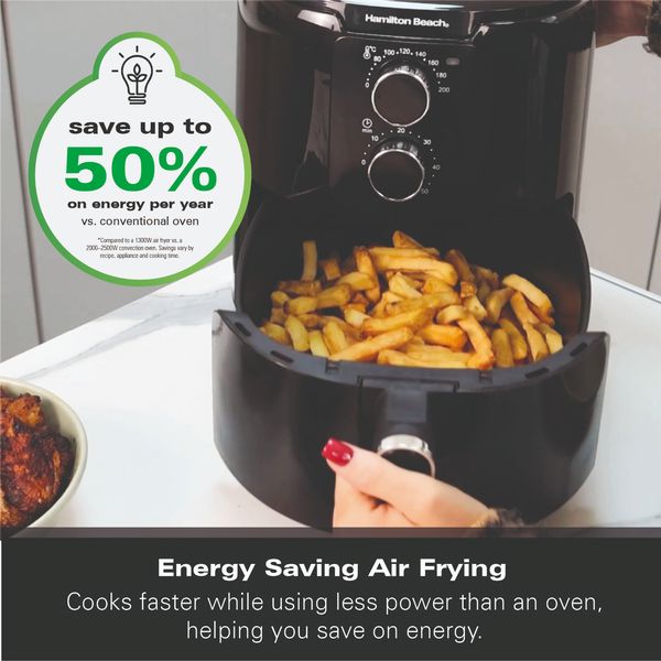 Hamilton Beach Simplifry 4.2L Manual Air Fryer