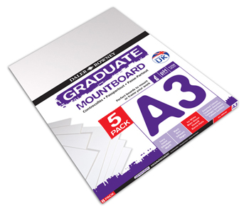 Daler-Rowney : Graduate Mountboard : Assorted Colours & Sizes